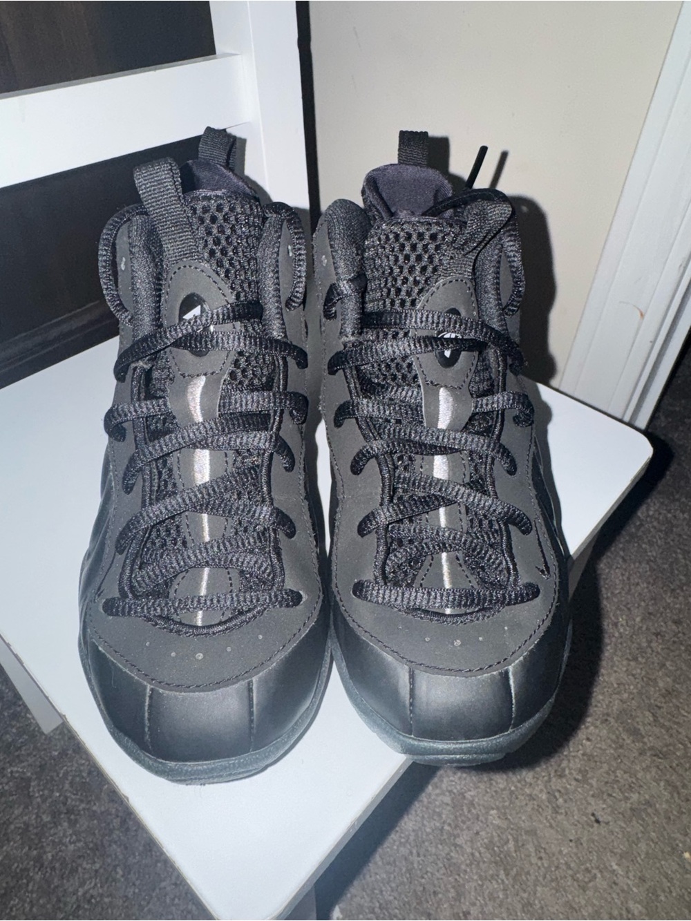 Kids Black - Nike Little Posite Sneakers